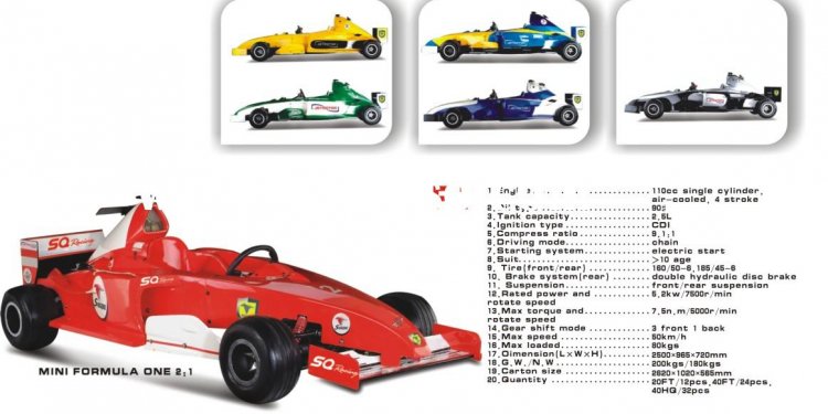 Super Formula one 2:1 toy car