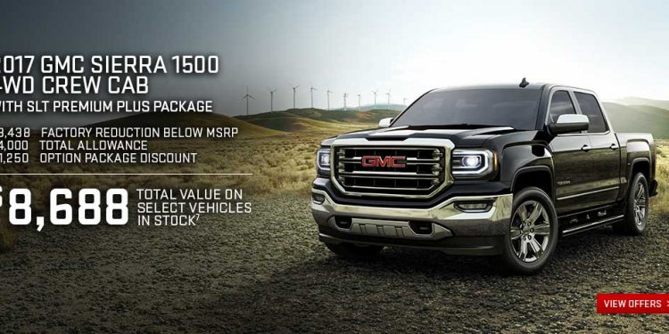 View offers on the 2017 GMC