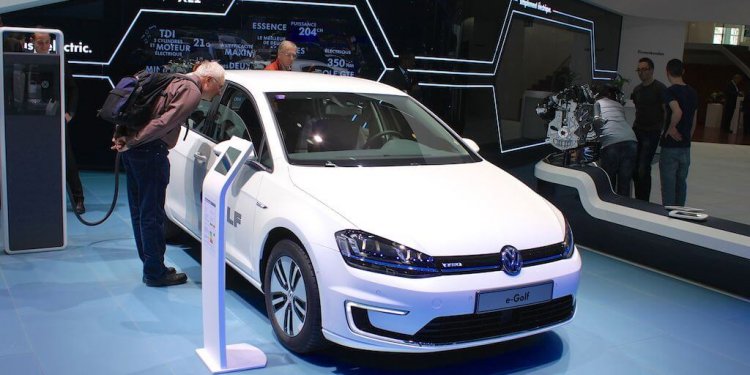 Volkswagen E Golf at Geneva