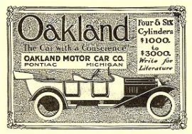 1912 Oakland Touring automobile
