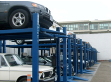 BendPak auto stacker parking lifts could be placed extremely near together