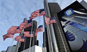 General Motors headquarters in Detroit, Michigan