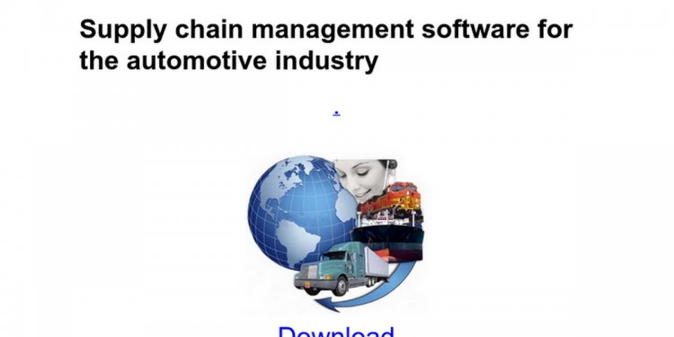 Supply chain Management in automotive industry