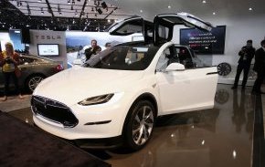 Tesla Model X Detroit 2014