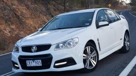 The Holden VF Commodore SS sedan.