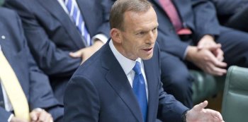 The Honourable Tony Abbott MP, commander regarding the Opposition,Budget answer Speech Parliament home Canberra.