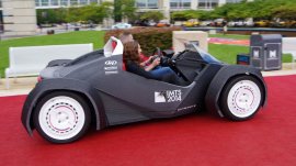 The Strati 3D-Printed vehicle