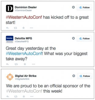 Tweets from the 2014 WAC Tweets from 2014 WAC